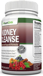 NutriONN kidney cleanse herbal formula packaging close up