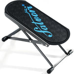 Salvori guitar foot stool front view with non slip rubber pad