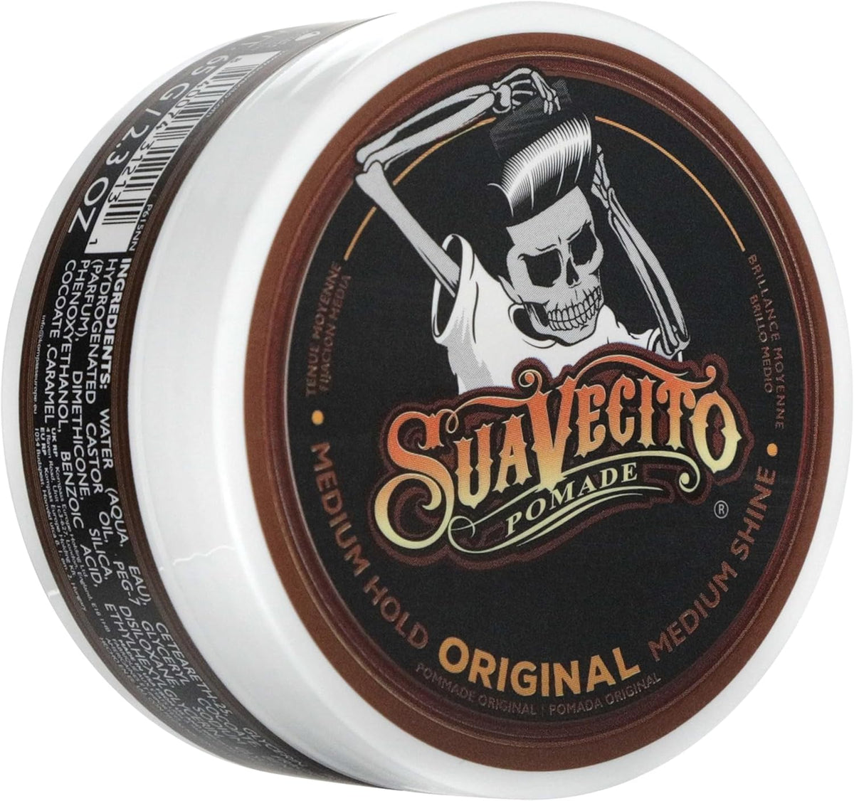 Suavecito Pomade Original Hold 4 oz, 3 Pack - Medium Hold Hair Pomade For Men - Medium Shine Water Based Wax Like Flake Free Hair Gel - Easy To Wash Out - All Day Hold For All Hairstyles - Image 13