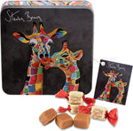 Premium melt in the mouth sea salt caramel fudge display.