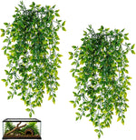 Mechpia 2 pieces reptile hanging plants front view