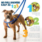 Close up of 2 Hounds Design harness Swiss velvet chest padding