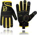 DLY Work Gloves for Men, TPR Impact Protection, Mechanic Gloves | TPR Impact Protection, Synthetic Leather, Secure Grip, Touchscreen Fingertips, Mechanic Work, Construction, Warehouse - Image 10