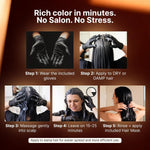 Herbishh Black Hair Dye Shampoo for Gray Hair Coverage 500ml - Image 5
