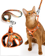 PetThem Upgraded Cat Harness and Leash Set - Step-in Escape Proof Adjustable Cat Harness, Comfortable Soft Lightweight, Reflective Harness for Walking, Travel, Camping (Hawaii Green, M) - Image 9