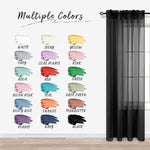 Pitalk 96 inch sheer curtains rod pocket detail