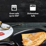 Swiss Diamond cast aluminum casserole side handles detail