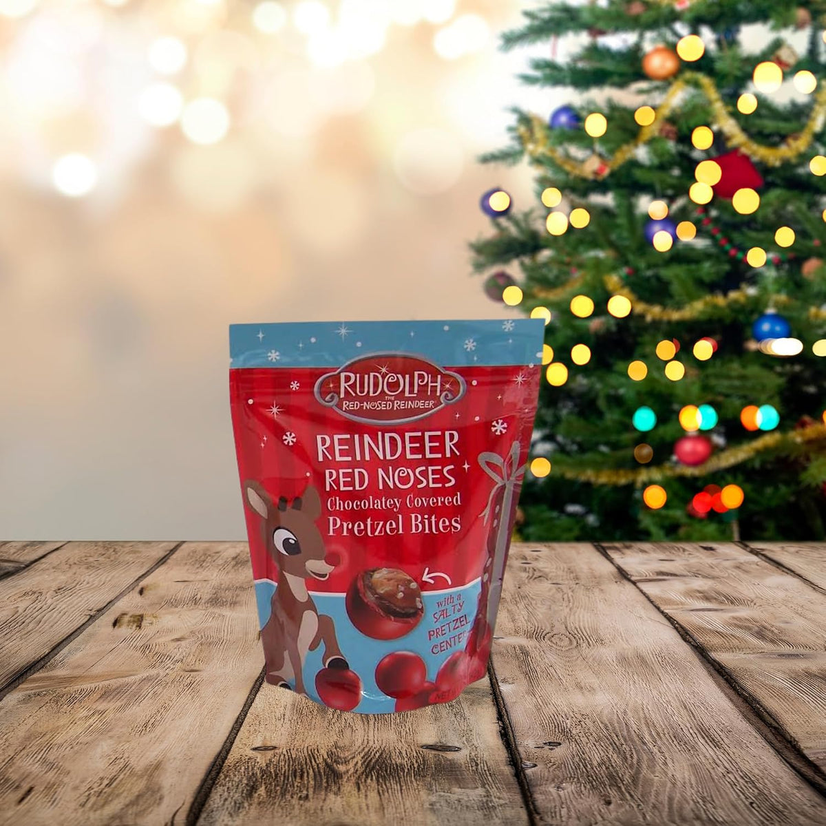 Two packs of Wowser chocolate pretzel bites for gifting