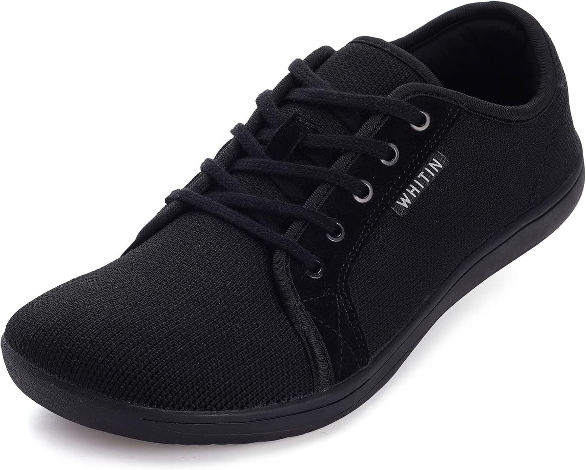 WHITIN Women's Barefoot Shoes | Zero Drop Sole | Wide Fashion Sneakers W81 | Machine Washable, Breathable Suede & Knit Upper, Built for Daily Comfort & Active Living, Natural Ground Feel Walking, Gym - Image 13