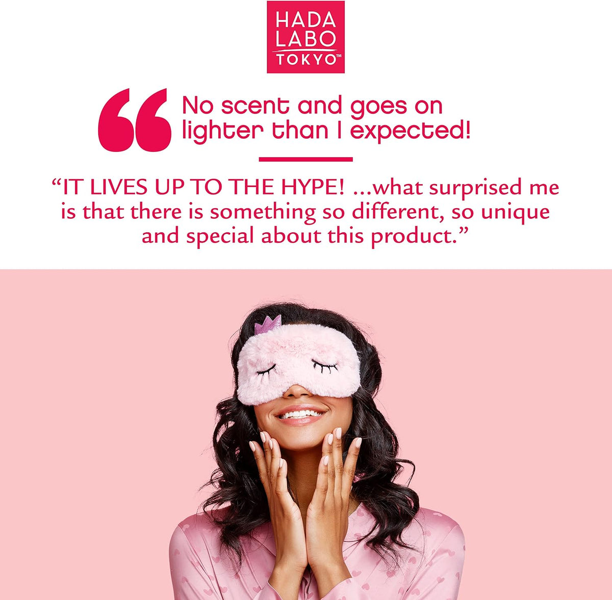 Hada Labo Tokyo hyaluronic acid gel cream lifestyle application