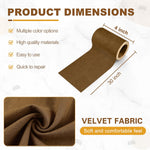 Azobur microfiber fabric patch close up texture