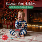 Authentic USA imported Twinkle Bites Christmas themed confectionery product display