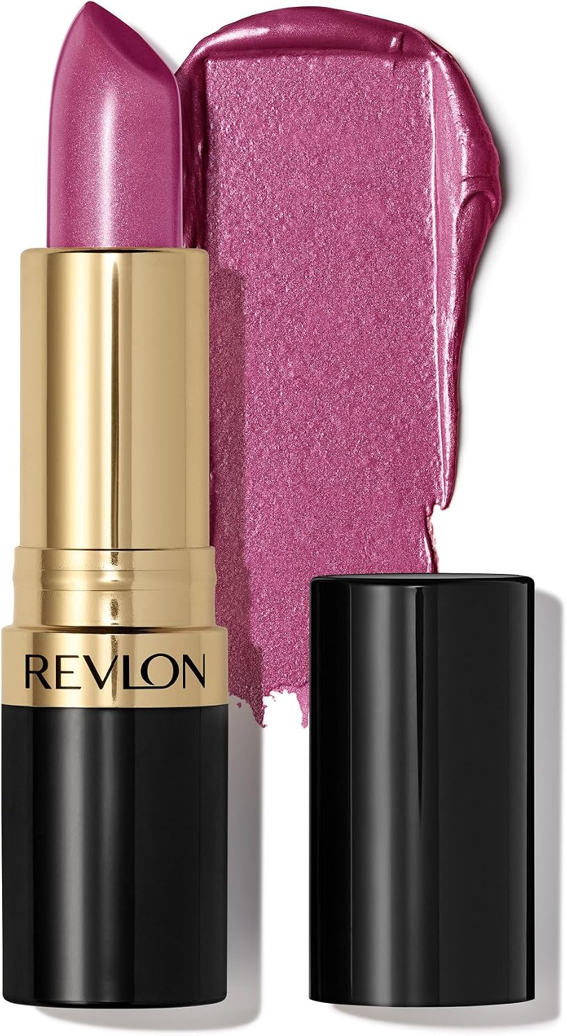 Revlon Super Lustrous Lipstick with Vitamin E and Avocado Oil, Pearl Lipstick in Berry, 520 Wine with Everything, 0.15 oz (Pack of 2) - Image 10