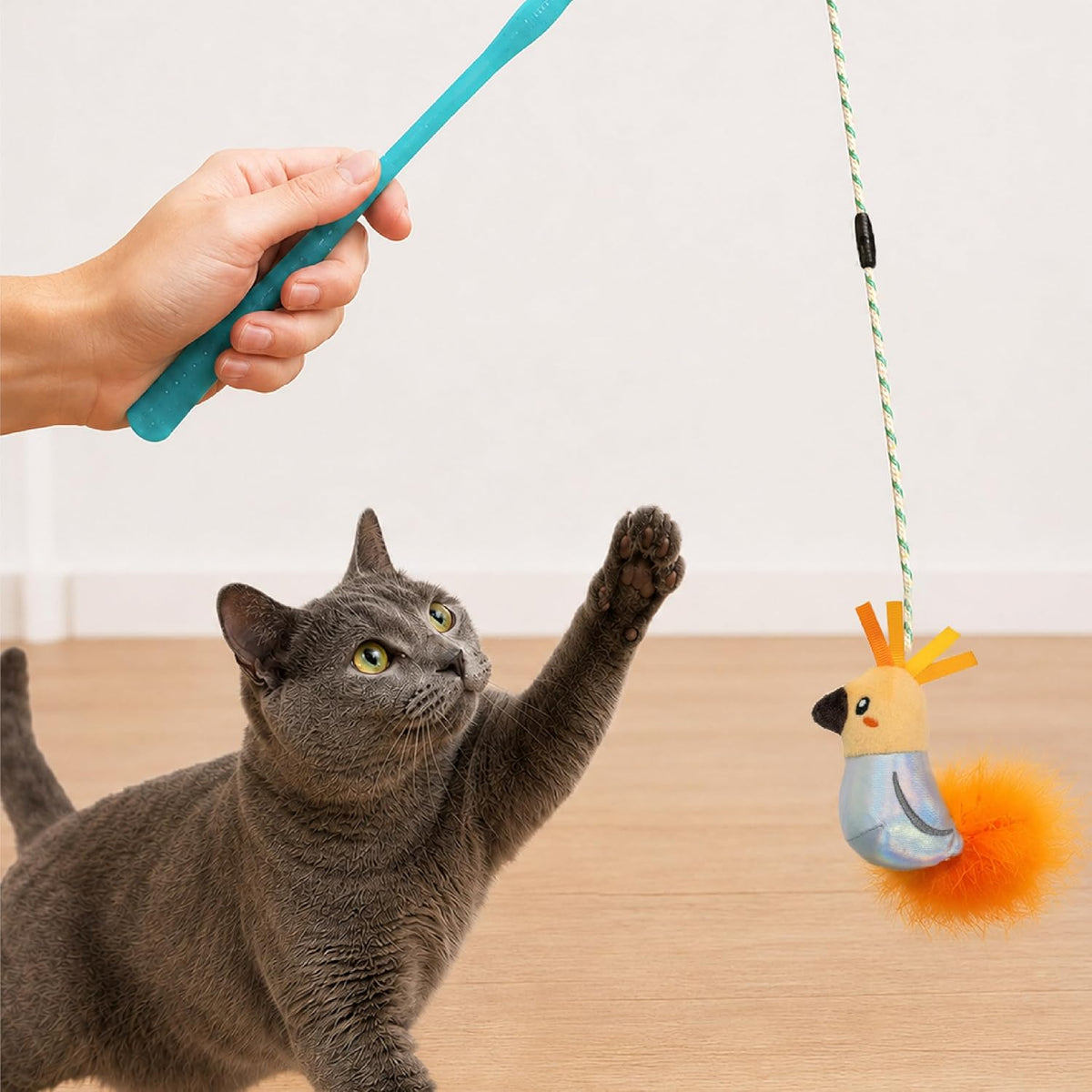 Catstages Flutter Frenzy packaging and complete 3-piece set