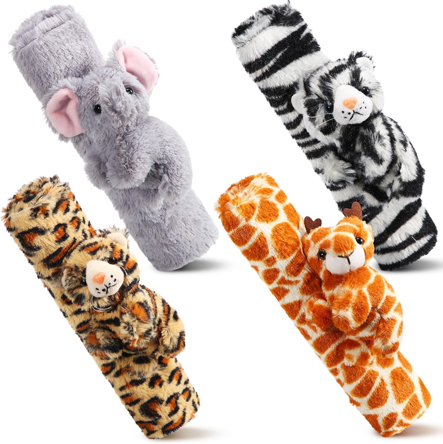 Datanly 4 Pcs Animal Car Seat Belt Covers front view