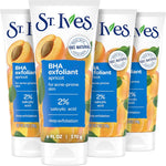 St. Ives Acne Control Apricot Face Scrub pack of four front view for acne treatment