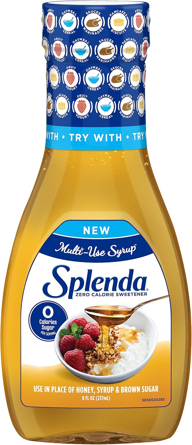 Splenda multi-use allulose syrup front view bottle