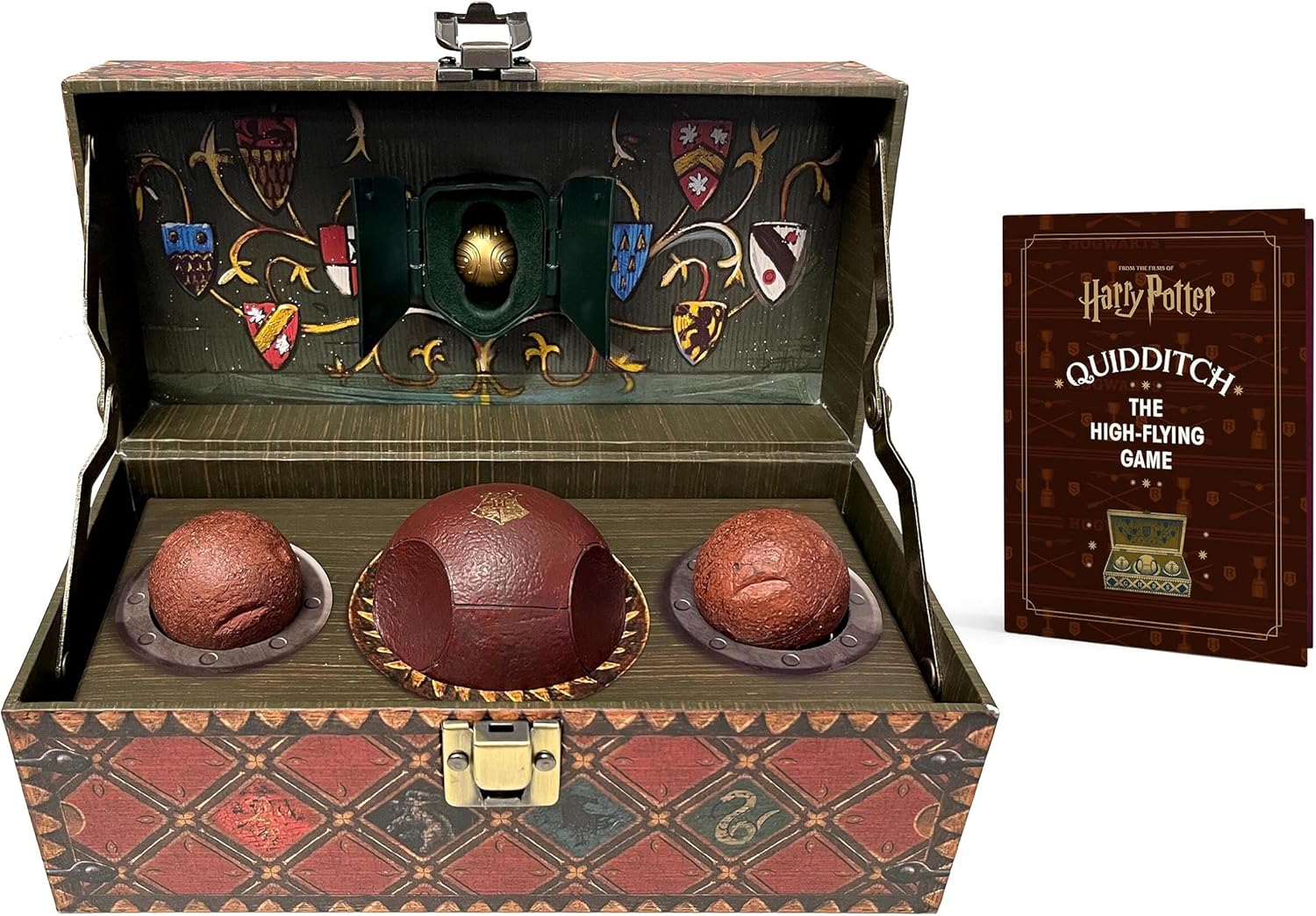 Harry Potter Collectible Quidditch Set (Includes Removeable Golden Snitch!): Revised Edition - Image 1