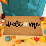 Fall Pumpkin Coir Doormat Pumpkin Welcome Doormats Autumn Non Slip Floor Mats Thanksgiving Fall Indoor Entrance Door Mat Porch Front Decor, 16 x 28 Inch - Image 12