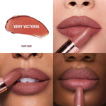 Charlotte Tilbury Matte Revolution Lipstick square-tipped bullet close up