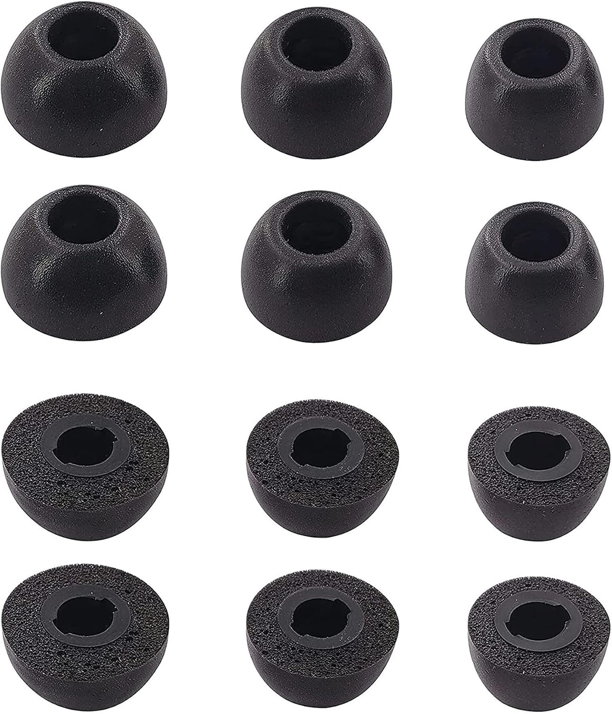 ALXCD Eartips Compatible with Sony WF-1000XM4 WF-1000XM5 Earbuds, S/M/L 3 Pairs Soft Silicone Ear Tips Earbuds Tips, Compatible with Sony WF-1000XM5 WF-1000XM4 Silicon Tips XM4 3 Pairs, SML, Black - Image 11
