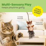 Catstages interactive cat toy with stretchy rope detail