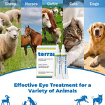 Application nozzle details of DURVMED pet eye moisture cream.