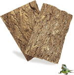 Tfwadmx natural cork terrarium background front view showcasing authentic tree bark texture for reptile enclosures.