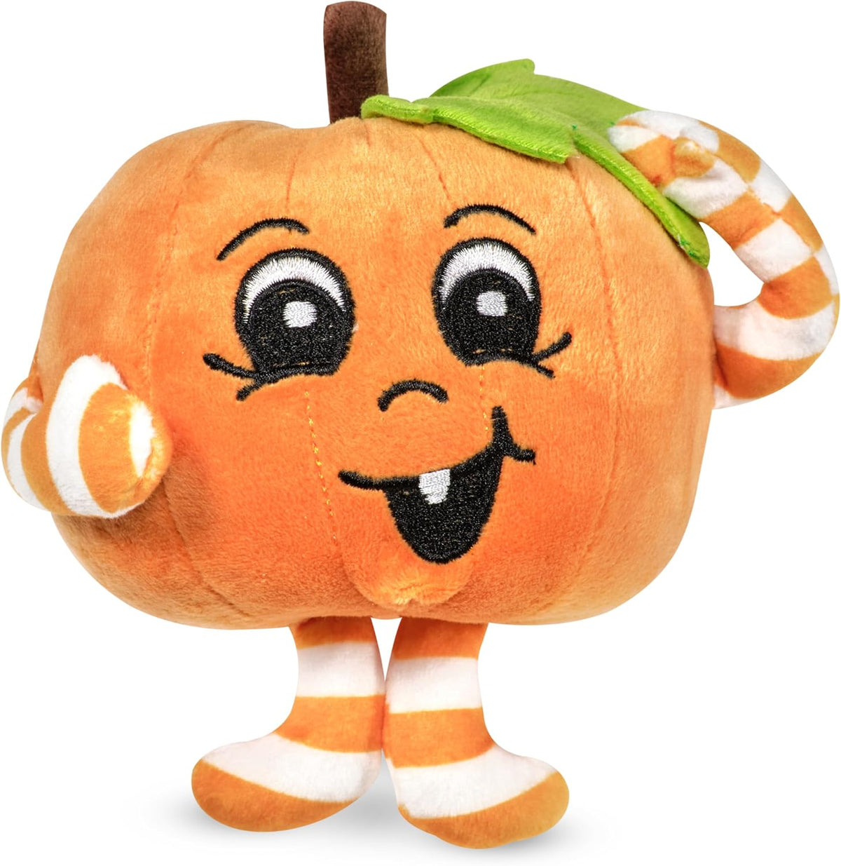 Bearington Collection Carver Pumpkin mini plush front view toy