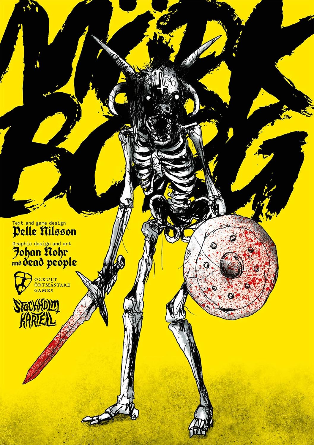 Free League Publishing MORK Borg RPG hardback book front cover buy online