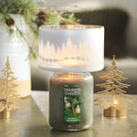 Yankee Candle large jar winter pine fragrance display