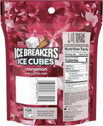 Ice Breakers Cinnamon 100 pieces resealable bag close up
