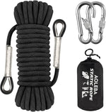 AOLEBA 10.5 mm Static Climbing Rope 10M(32ft) 20M(64ft) 30M(96ft) 50M(160ft) 70M(230ft) Outdoor Rock Climbing Rope, Escape Rope Ice Climbing Equipment Fire Rescue Parachute Rope - Image 10