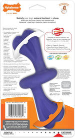 Nylabone rolley bone dog toy lifestyle action shot
