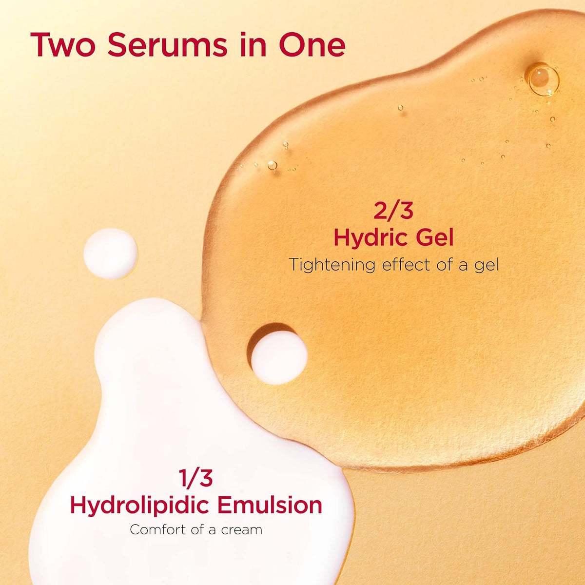 Clarins Double Serum Eye box packaging and product size indicator