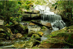 Foldable and lightweight vinyl fabric background for premium aquatic tank styling