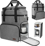 GarmentGlide carrying case front view showcasing premium waterproof travel bag for baby formula mixer.