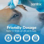 Imported USA pet skincare and eye care solution for dry eye relief