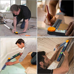 Rainyb digital angle finder in use for woodworking application