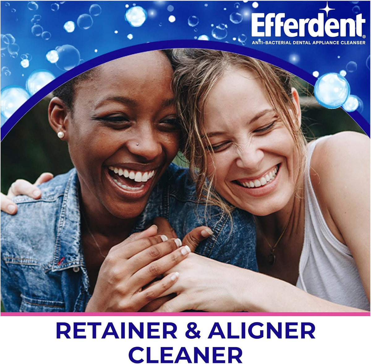 Efferdent tablets blister pack layout