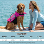 Petglad adjustable puppy life coat back angle showing the durable fabric.
