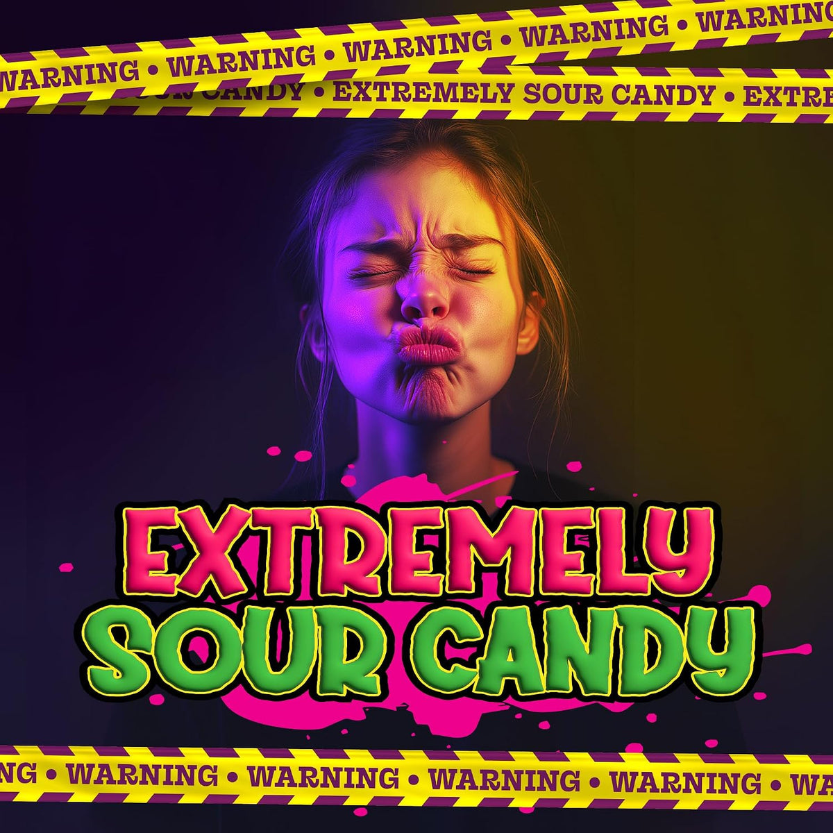 Authentic imported confectionery featuring a fizzy blue raspberry center profile.