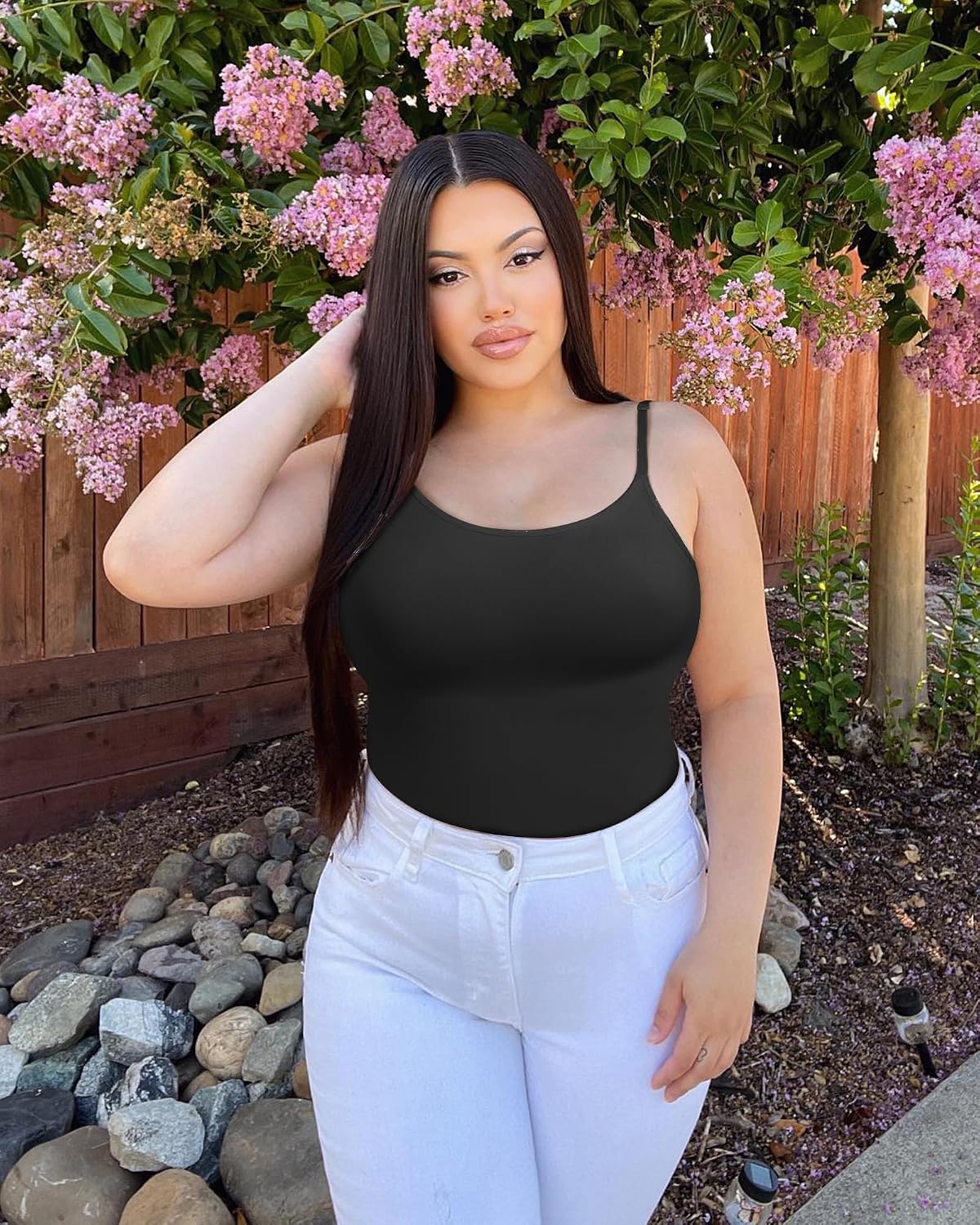 Euyzou shapewear camisole styled for everyday layering