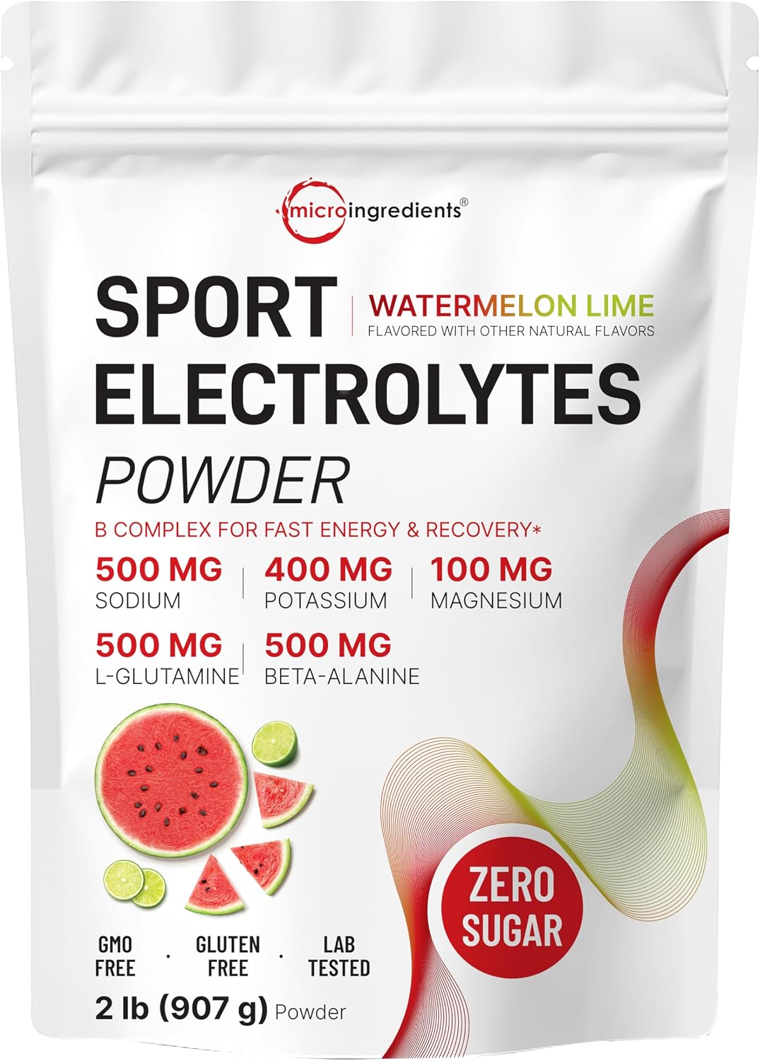 Micro Ingredients 2 pounds electrolyte drink mix lifestyle mockup