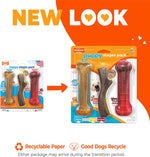 Nylabone chicken flavored soft puppy bone for teething relief