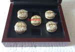 JunningGor wooden gift box interior with PU leather and slots