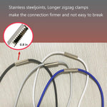 Kingdong elastic trash bands showing cord lock mechanism