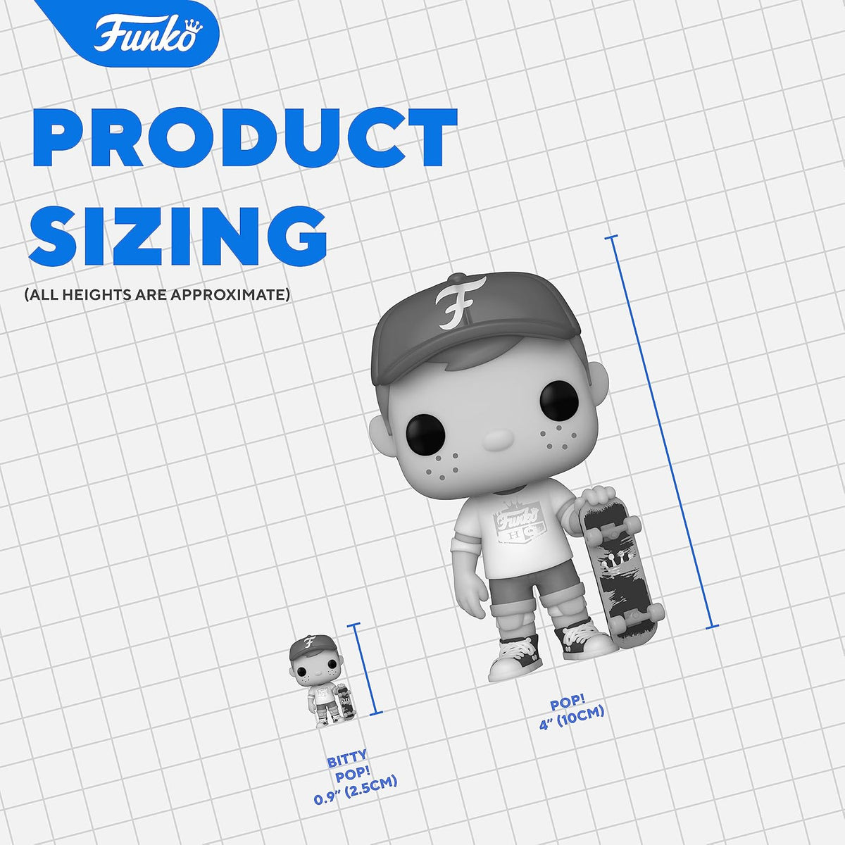 Side profile of miniature Sanrio vinyl collectibles