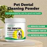 BuddyCheer dog dental powder packaging label details