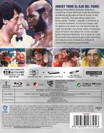 Rocky III 4K Ultra HD and Blu-ray 2 disc combo pack open display